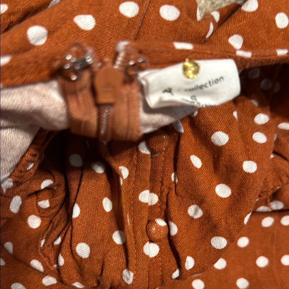 By Together Polka Dot rust dress - Picture 5 of 8